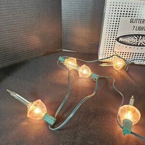 Boxed Glitter Bubble 7 Light Set Two (Boxes) 14 Lights Total By Novelty Lights